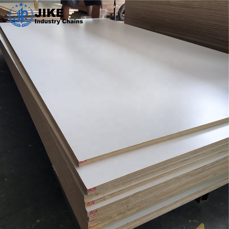 16mm 19mm white texture melamine MDF particle board for kitchen cabinet