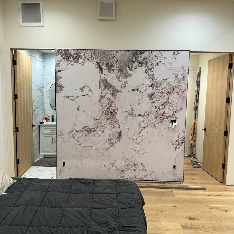 Flexibility Marble Texture Plastic Composite Background High Quality Luxury Other Board UV Marble Sheet PVC Wall Panel