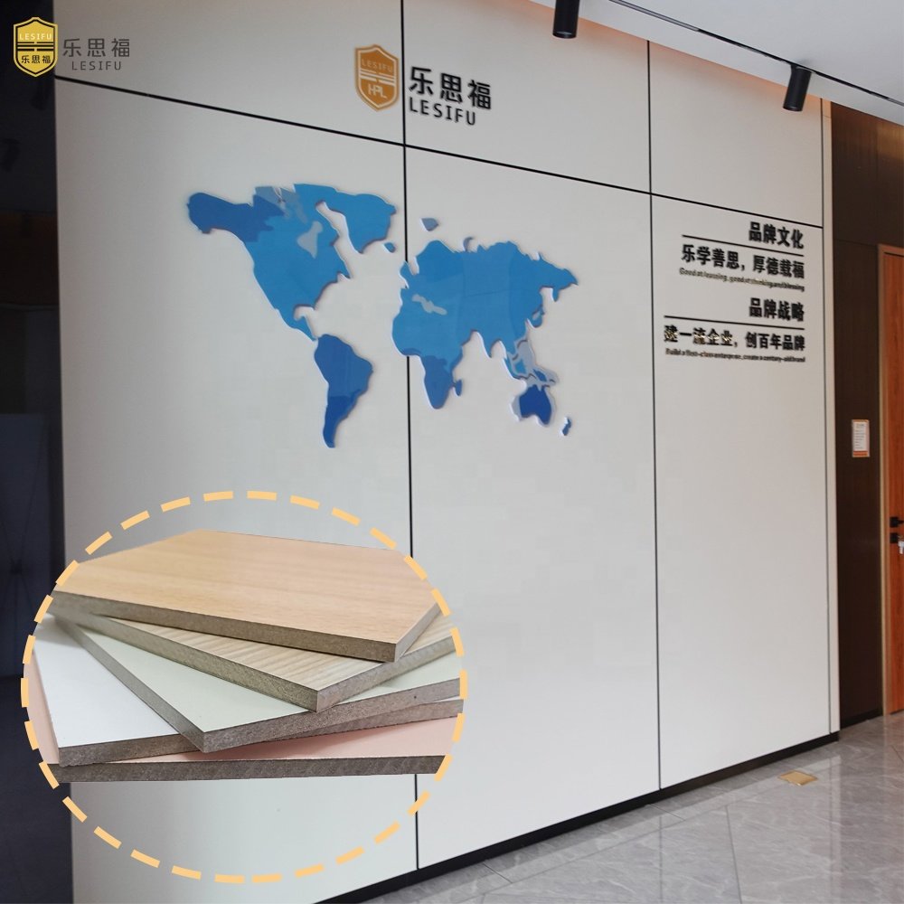 LESIFU Modern Anti-Bacterial White HPL Fibre Cement Board Interior Fireproof Decorative Wall Panel for Household & Hospital Use