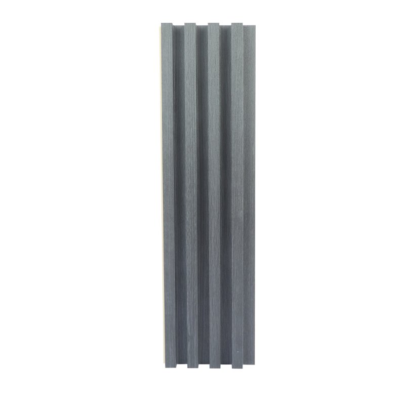 LYXK Inky Black 160*24mm 3D Wood Wall Panels Pvc Wpc Board Door Wpc Wall Panel Board