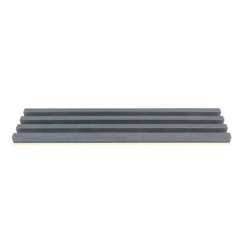 LYXK Inky Black 160*24mm 3D Wood Wall Panels Pvc Wpc Board Door Wpc Wall Panel Board