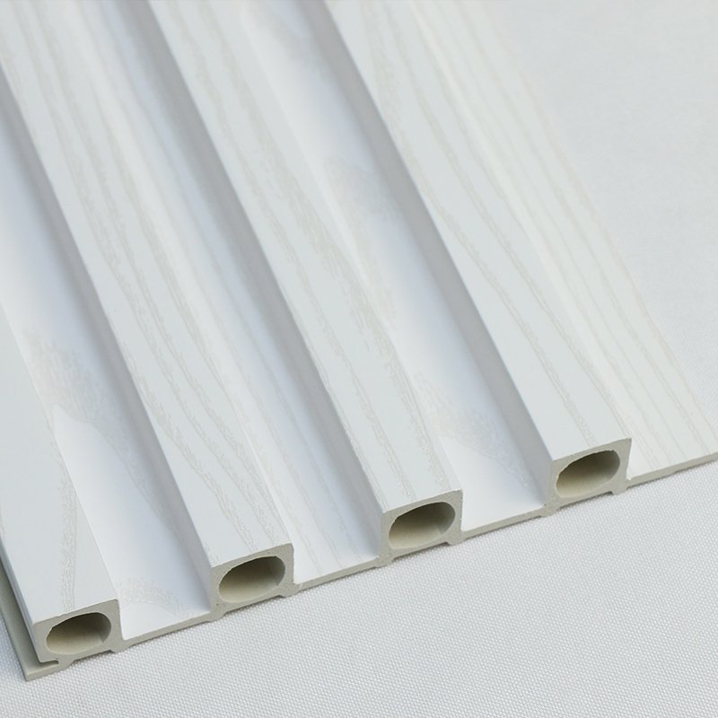Anti-collision seamless whole house decor wood decorative sound proof sheets fluted interior boards pvc wall panels
