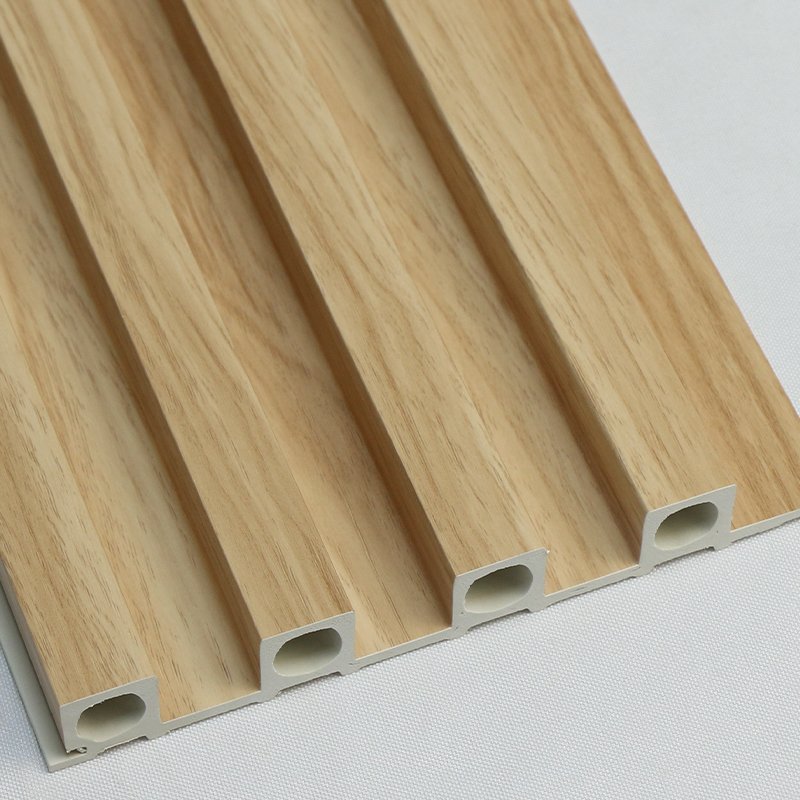 Anti-collision seamless whole house decor wood decorative sound proof sheets fluted interior boards pvc wall panels