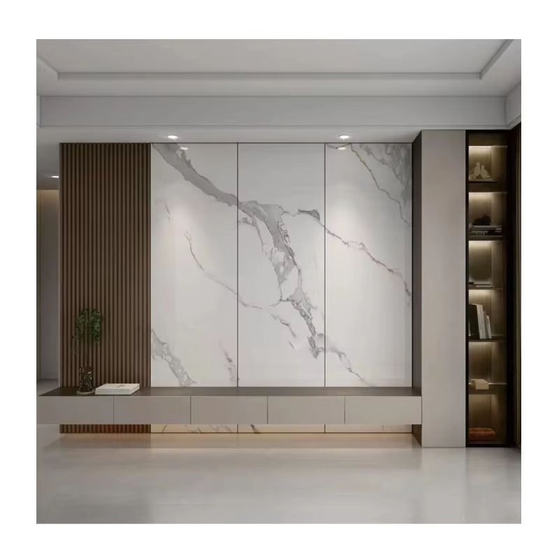 Decorative Marble Bamboo Charcoal Interior Room Decoration Adhesive Wall Panel Bamboo Charcoal Board For Home Wall Decoration