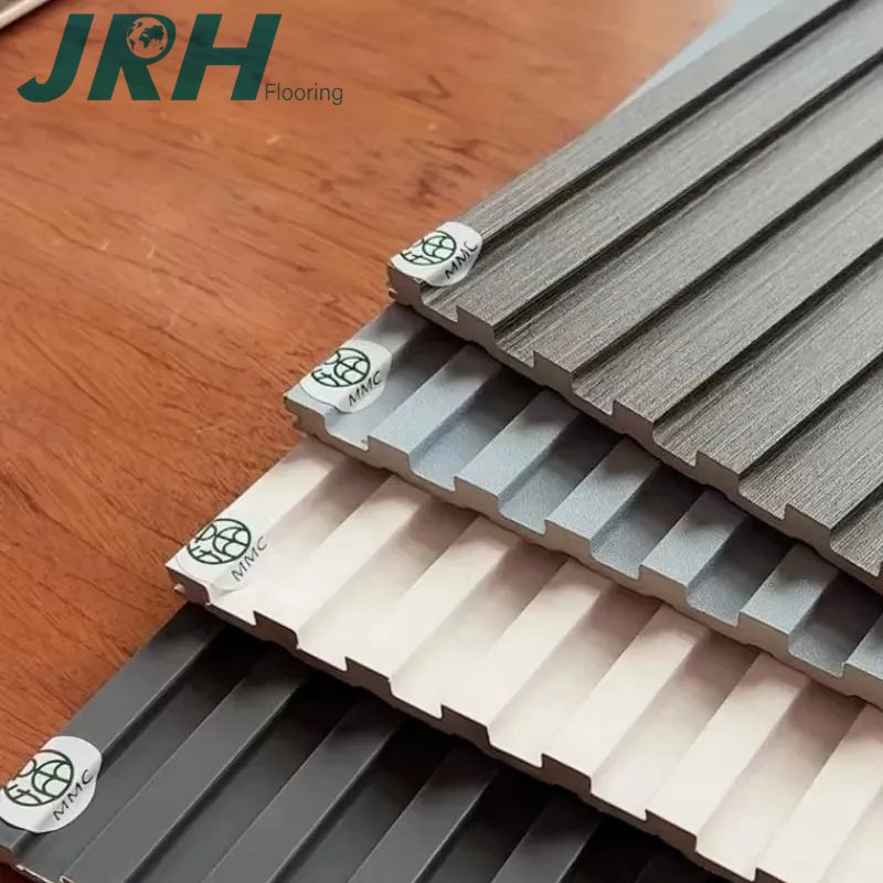 Modern Design Sunhouse Easy To Install Mosisture Resistance Interior Decoration Wpc Fluted Wall Panel