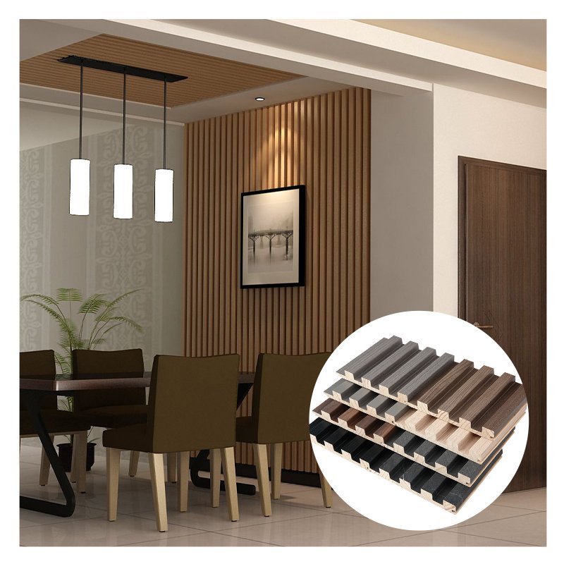 waterproof pvc composite wpc wall board bamboo wall panels