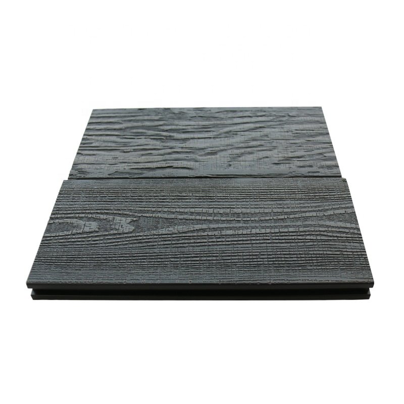 Outdoor WPC Decking 3D Embossing Composite Decking Boards