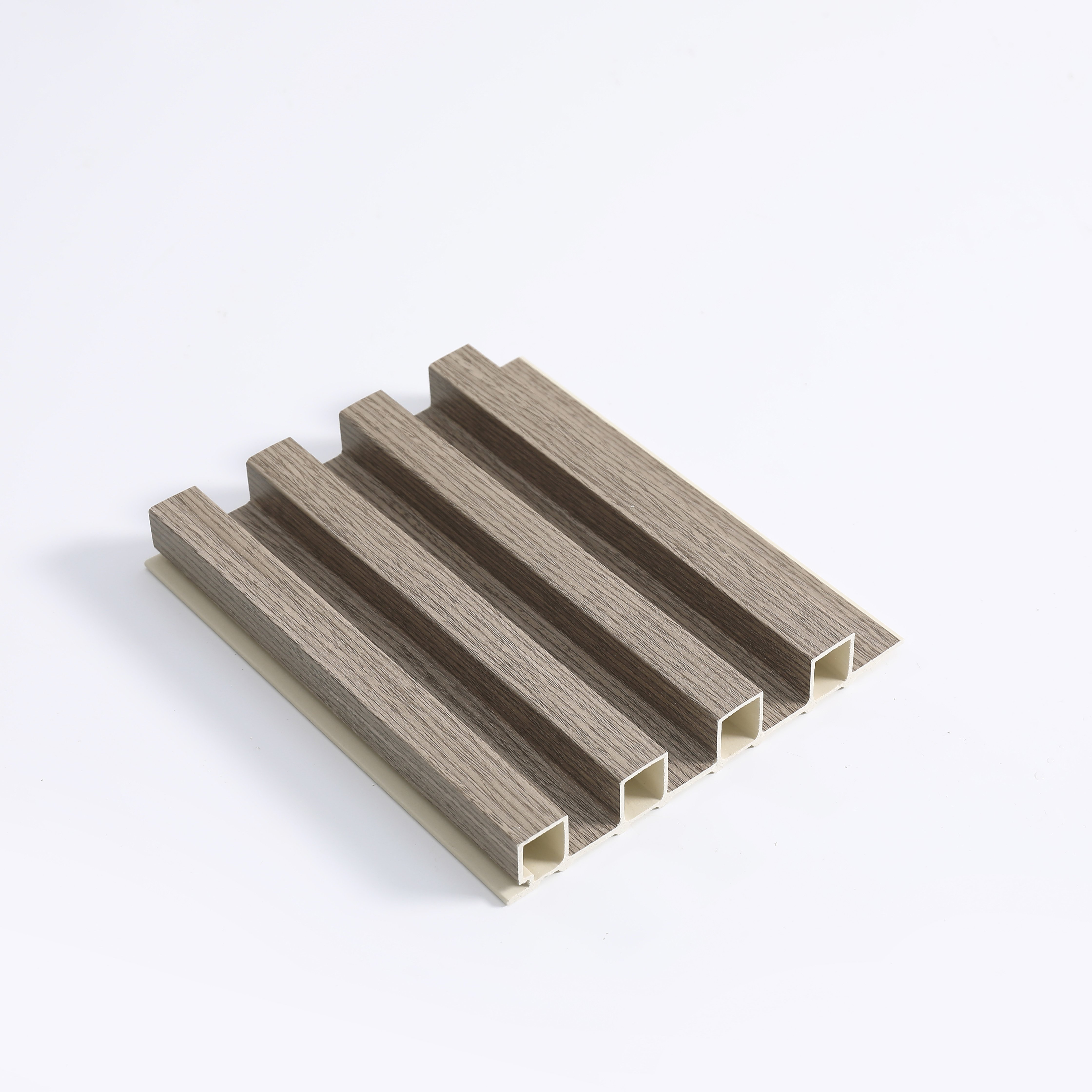 Wpc interior fluted panels Indoor Wood Plastic Composite Cladding Fluted Wall Board