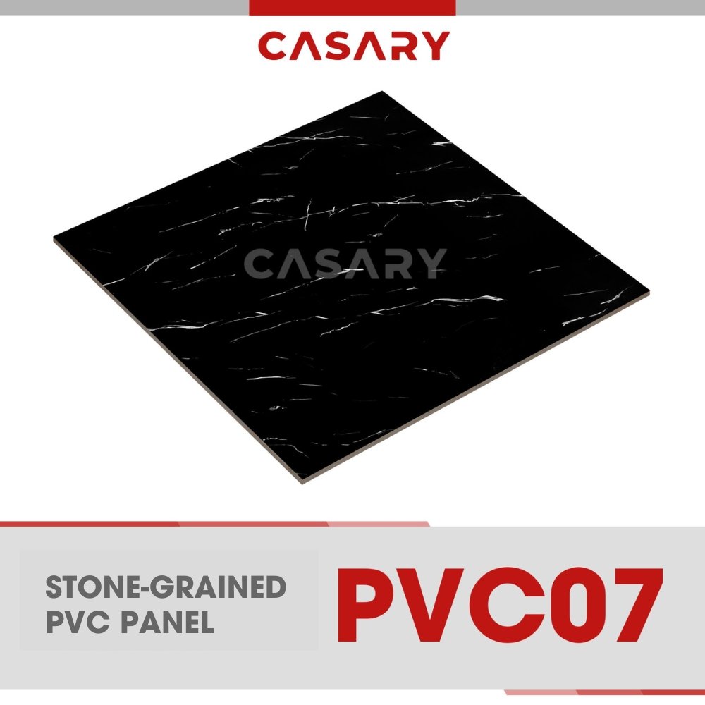 Modern Style Customized PVC Panels Factory Supplied Stone Grained Moisture Proof Decorations Interior Design Plastic Material