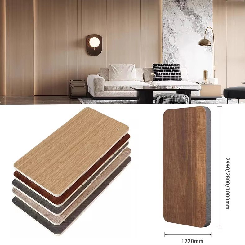 Best price Indoor Wall Panels decorative charcoal wood veneer wall board