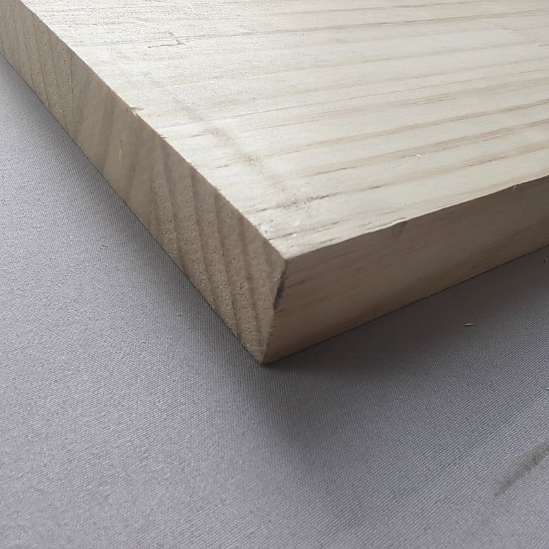 Solid wood panel 2440*1220*18mm Pine Rubber rwood finger joint board for furniture Construction