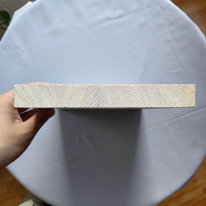 Solid wood panel 2440*1220*18mm Pine Rubber rwood finger joint board for furniture Construction