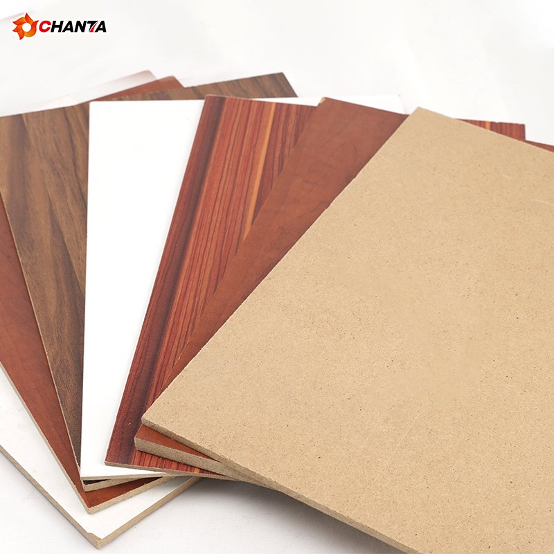 Made In China Coloured Faced Plywood Waterproof 15mm 18mm Sheet Melamine Mdf board