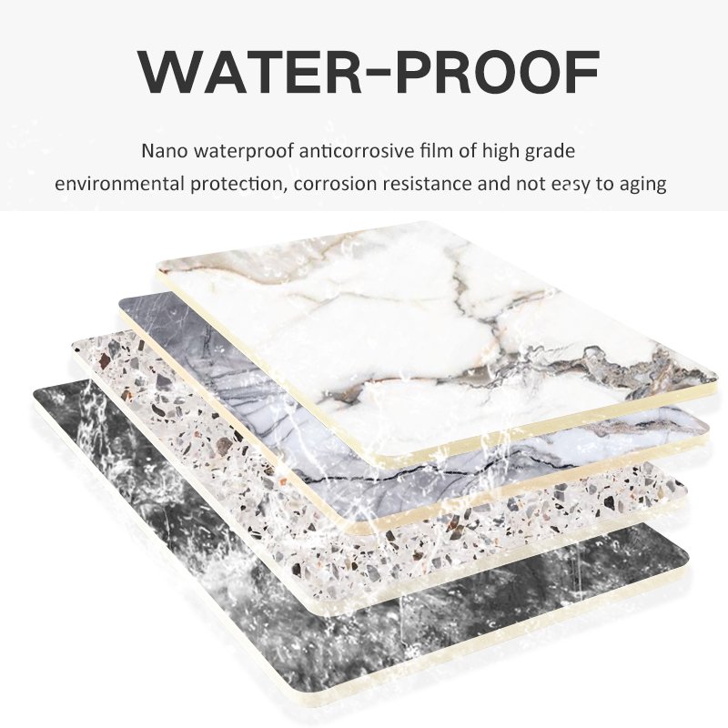 Modern Style Decorative Wall Cladding Interior Pvc Wall Panel marble wall board