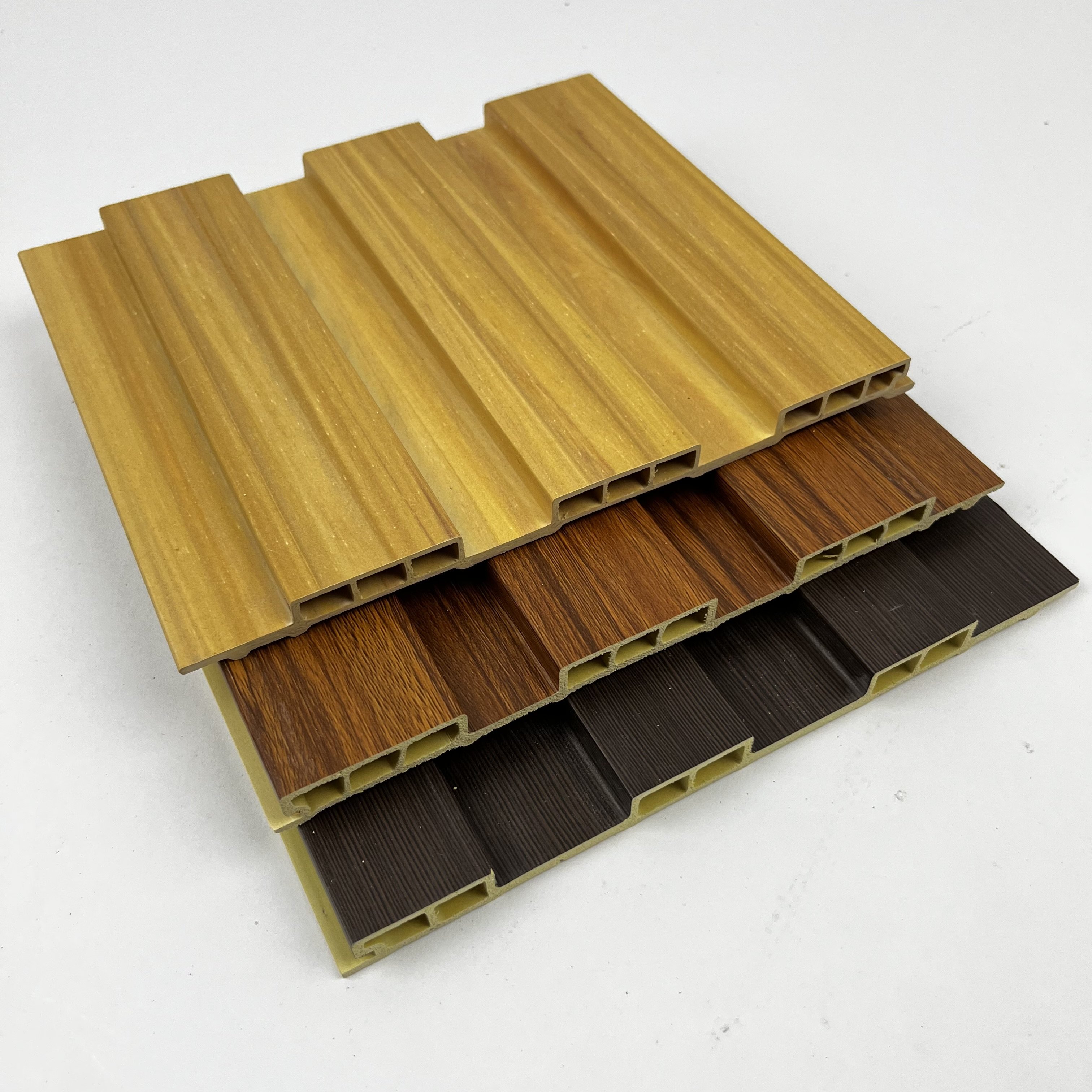 Co-extrusion WPC Exterior Wall Cladding Waterproof WPC Great 3D Wall Panels Decorative Wood Plastic Composite Wall Board