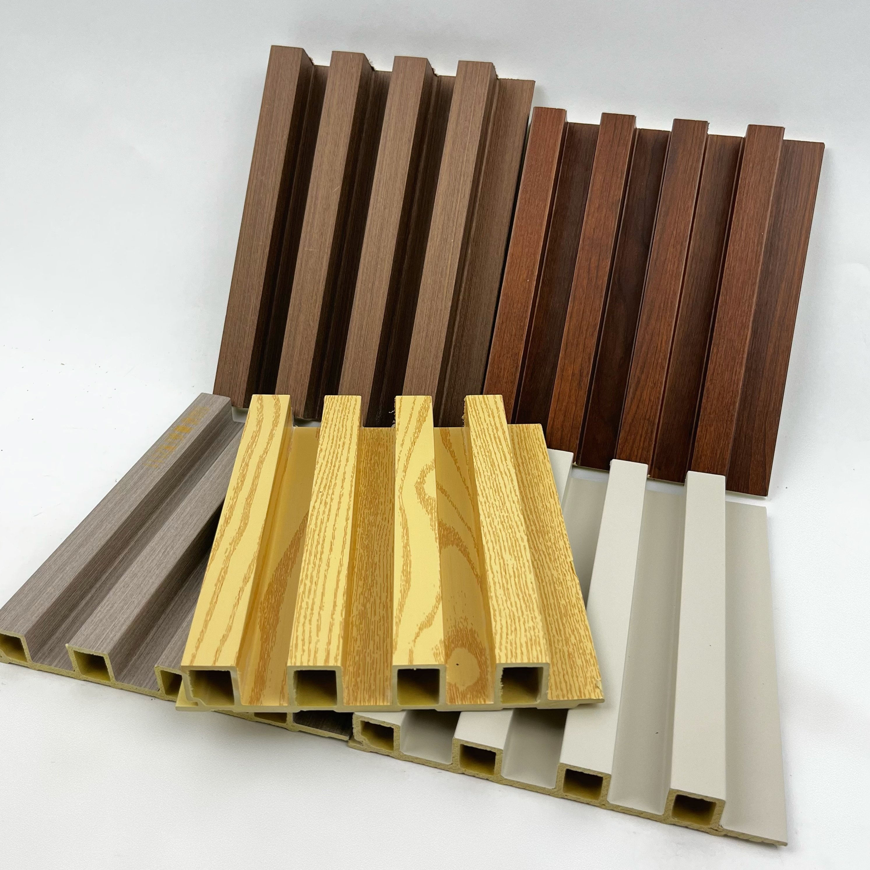 Co-extrusion WPC Exterior Wall Cladding Waterproof WPC Great 3D Wall Panels Decorative Wood Plastic Composite Wall Board