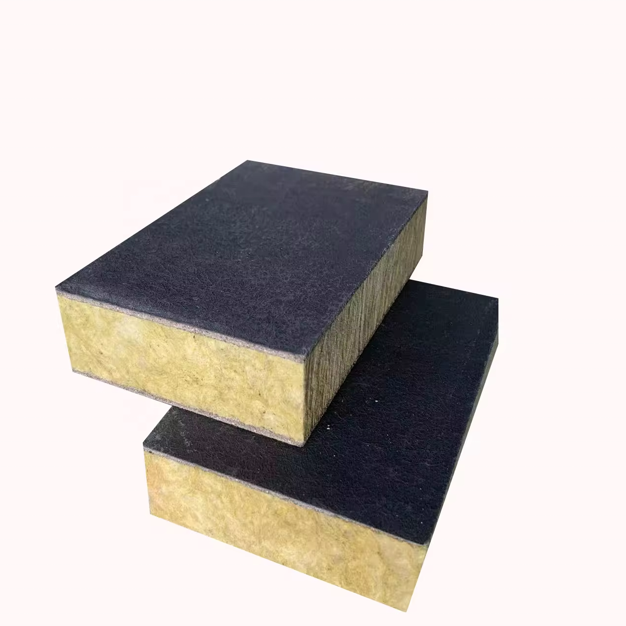 Very stable size Mineral/Rock wool insulation panel wall insulation composite board