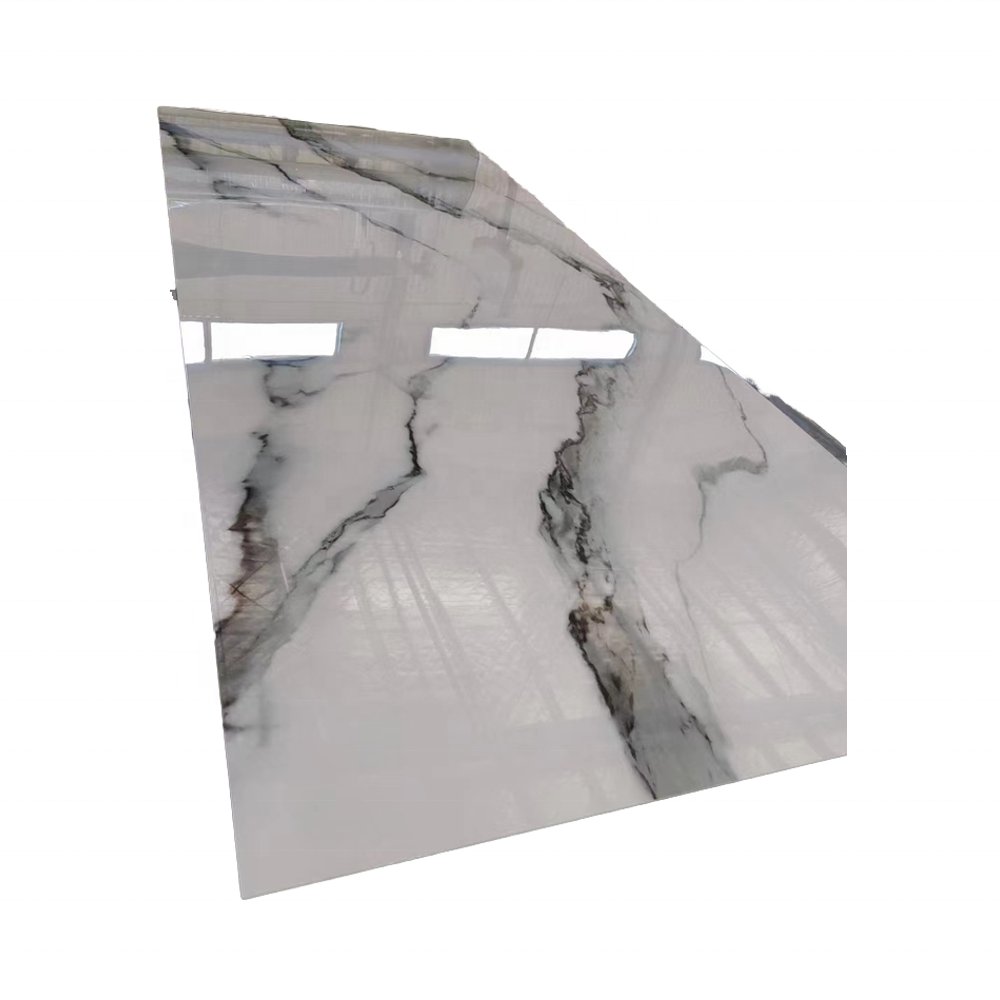 Modern Design Marble Wall Panel Hot Selling Water-Proof Plastic Decorative Board Bathroom Living Room Soundproof Fireproof