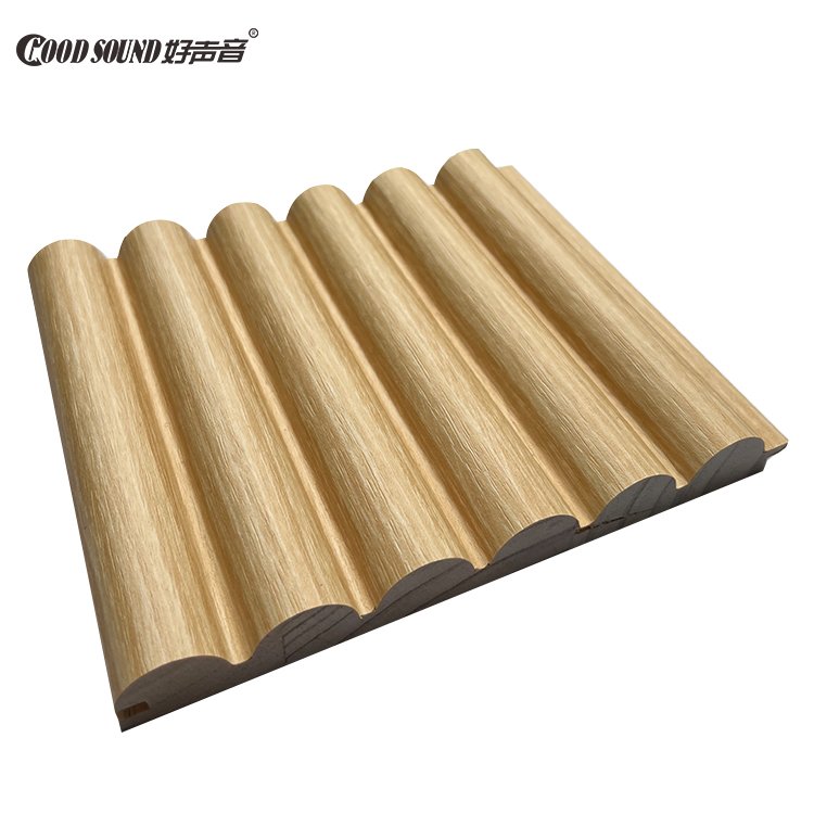 GoodSound Apartment Interior Decor Wall Board Round Wood Cladding Fluted Panel/Sample link