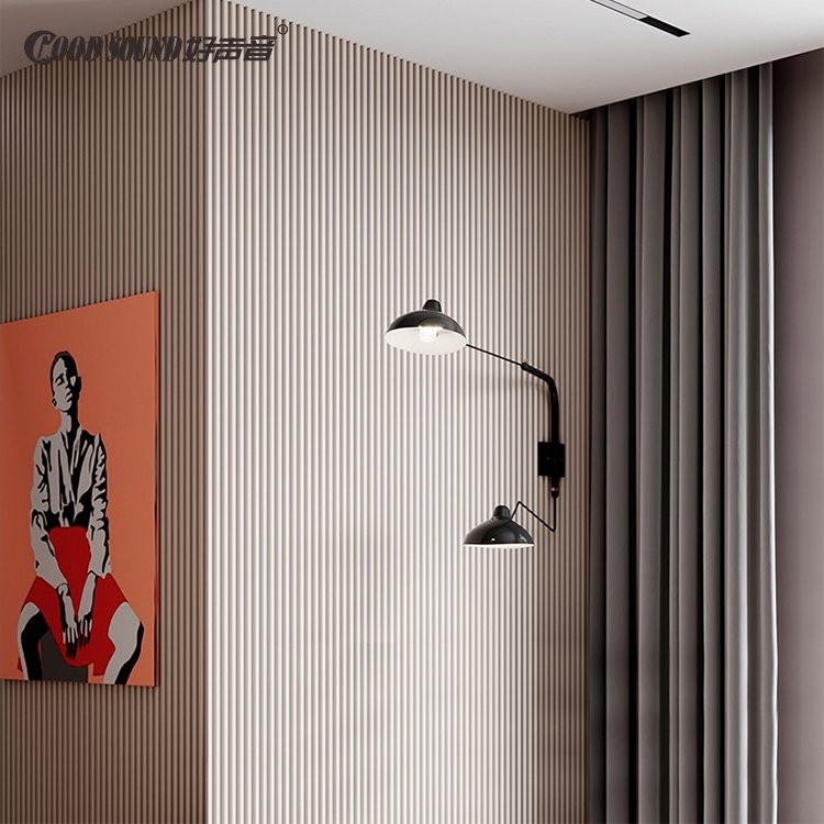 GoodSound Apartment Interior Decor Wall Board Round Wood Cladding Fluted Panel/Sample link