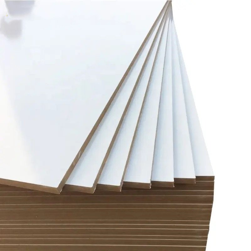 Both Sided Melamine MDF High Gloss UV Melamine MDF Board for Indoor Furniture