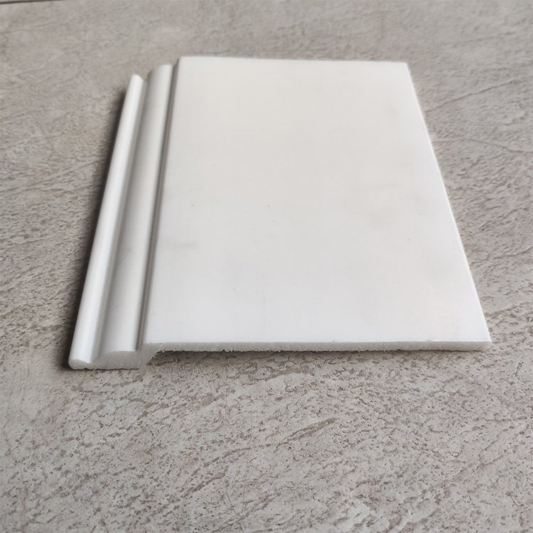refreshing outdated Old Baseboard Cover Base Trim Molding PS White Floor Transition Skirting Board Cover
