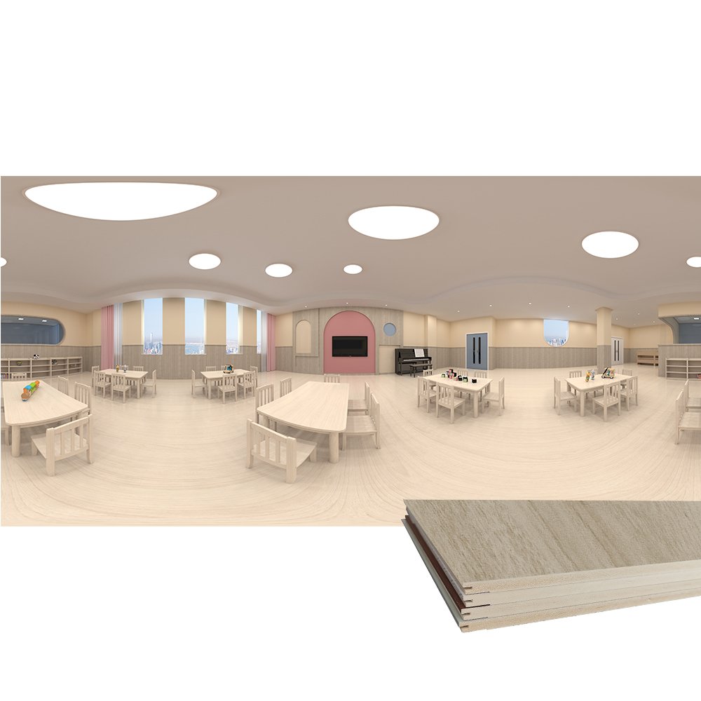 Interior Decoration Eco-friendly PVC Board WPC School Wall Cladding