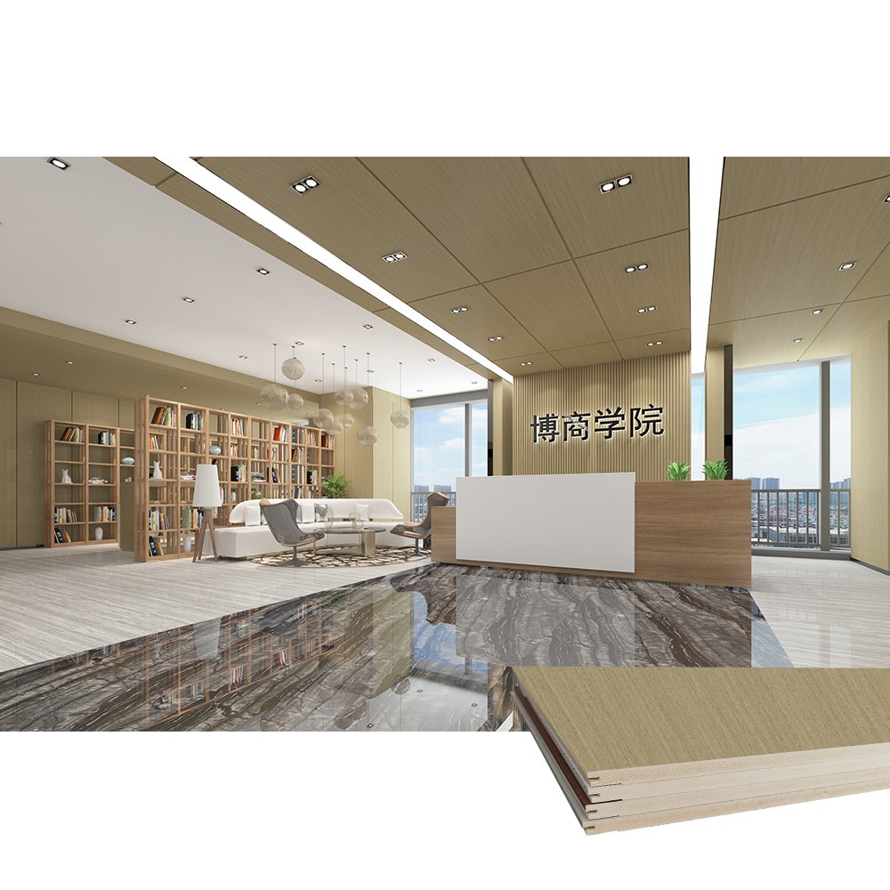 Interior Decoration Eco-friendly PVC Board WPC School Wall Cladding