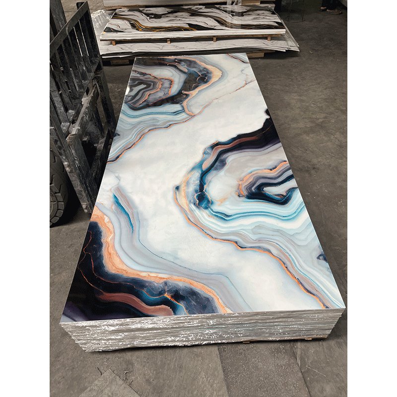 LIMO Factory selling PVC Wall Sheet UV Coating Board PVC Marble Sheet for Interior Decoration