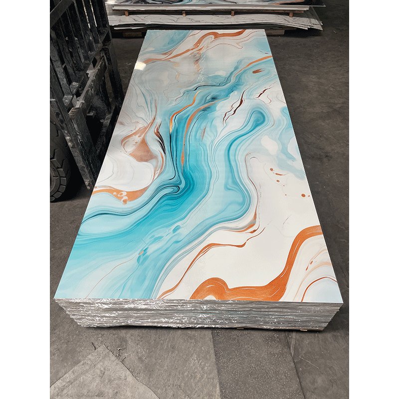 LIMO Factory selling PVC Wall Sheet UV Coating Board PVC Marble Sheet for Interior Decoration
