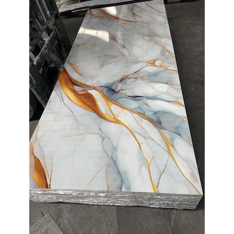 LIMO Factory selling PVC Wall Sheet UV Coating Board PVC Marble Sheet for Interior Decoration