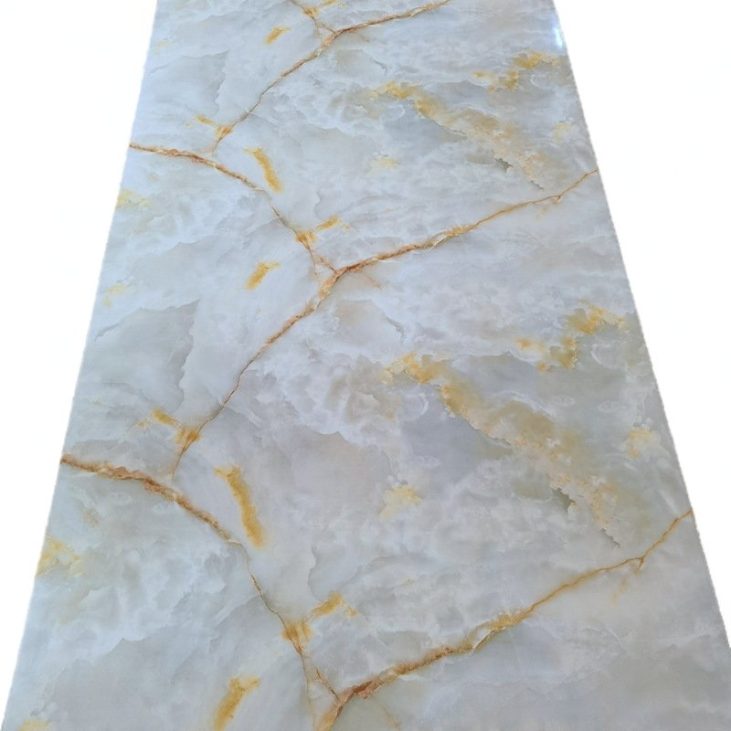 PVC Marble Sheet Wall Board UV Marble sheet PVC Interior Decking Luxury Decors for Villa and others wallpapers/wall panels