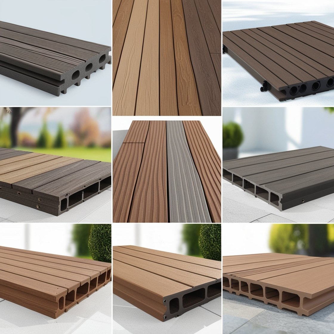 WPC Decking Panels Best Price Premium Quality from Real Factory Custom Size and Color Available!