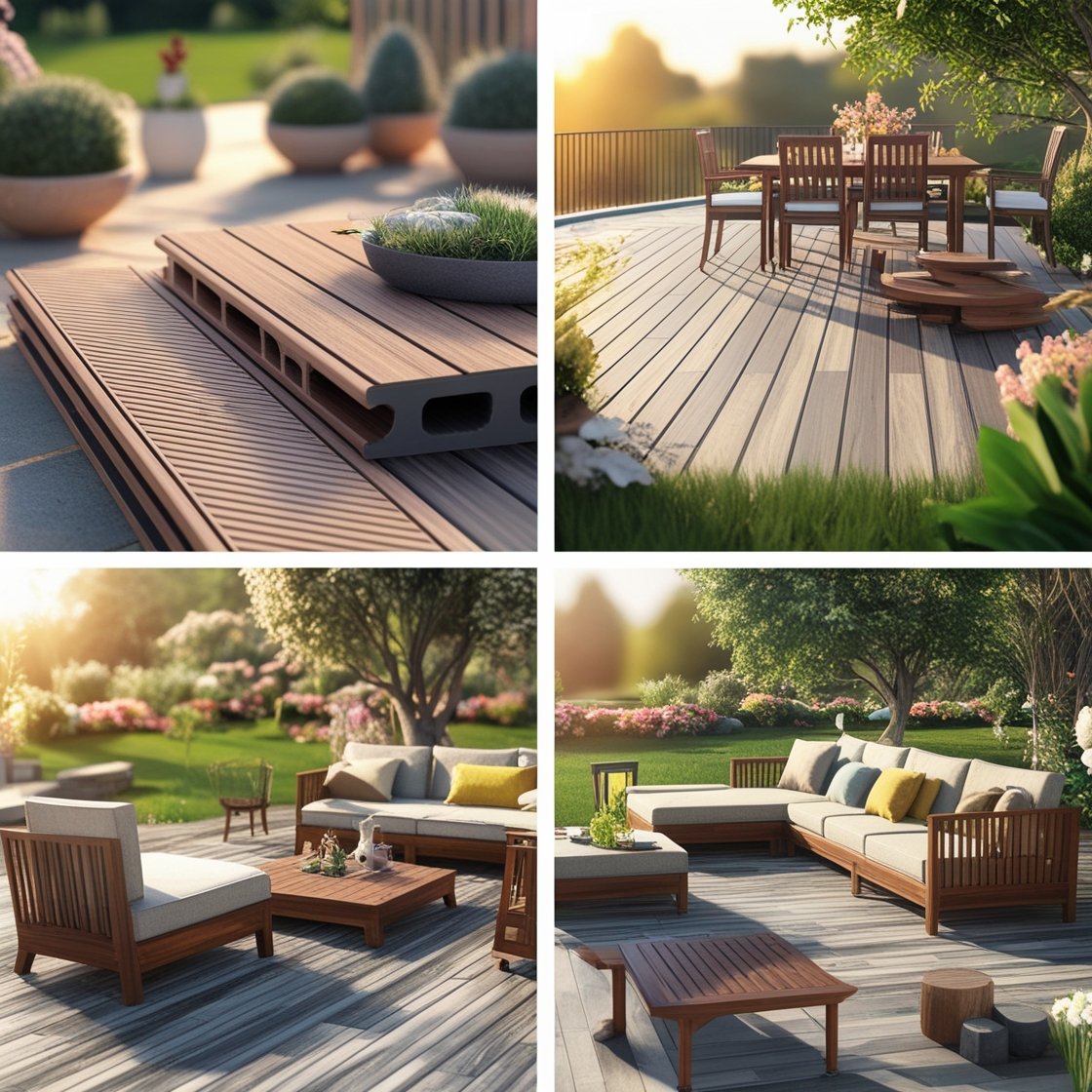 WPC Decking Panels Best Price Premium Quality from Real Factory Custom Size and Color Available!