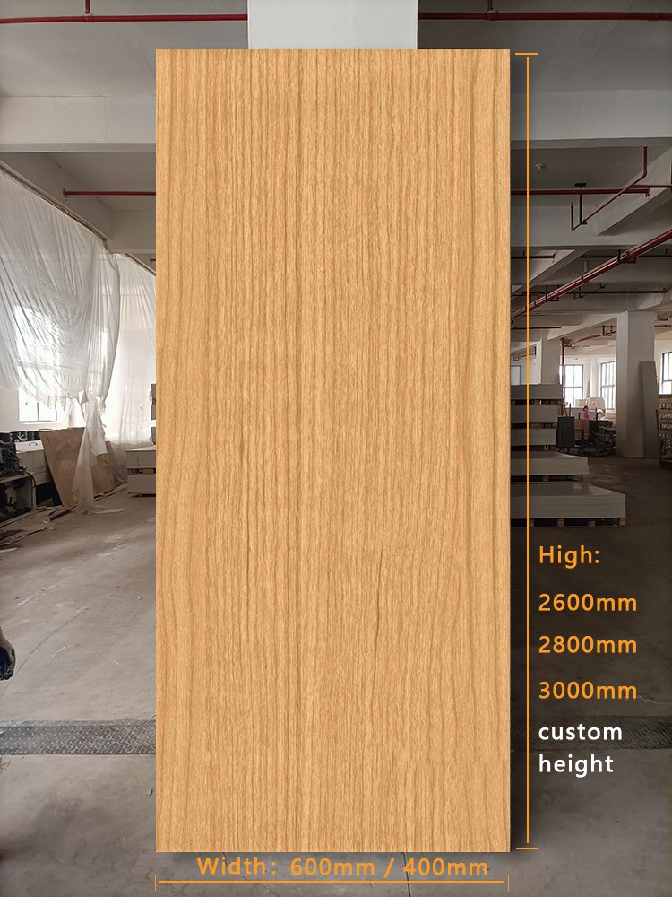 Hot-sale Waterproof Wood Plastic wood veneer Carbon crystal plate bamboo fiber board Composite mirror Wall Panel