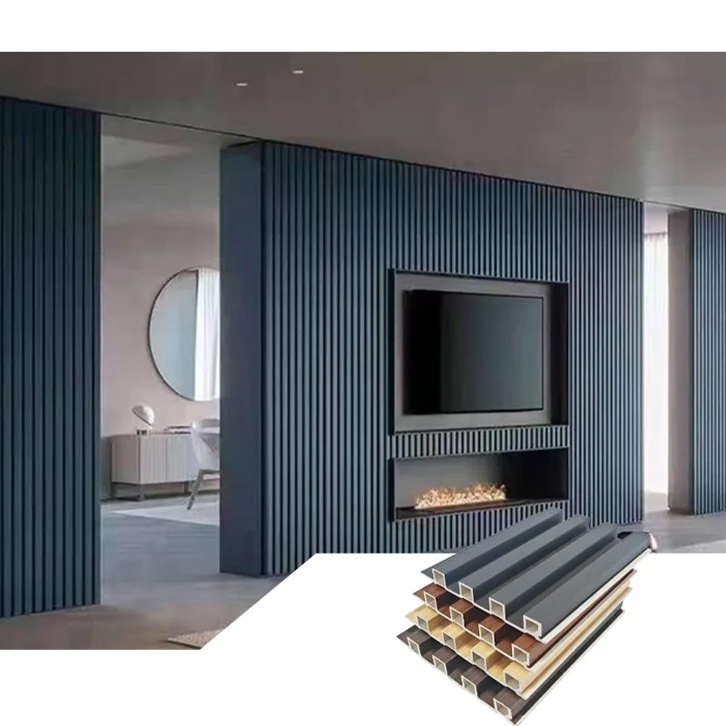 Factory direct sale natural antisepsis 3D WPC Wall boards wood wall panels grating ceiling board cladding for indoor decoration
