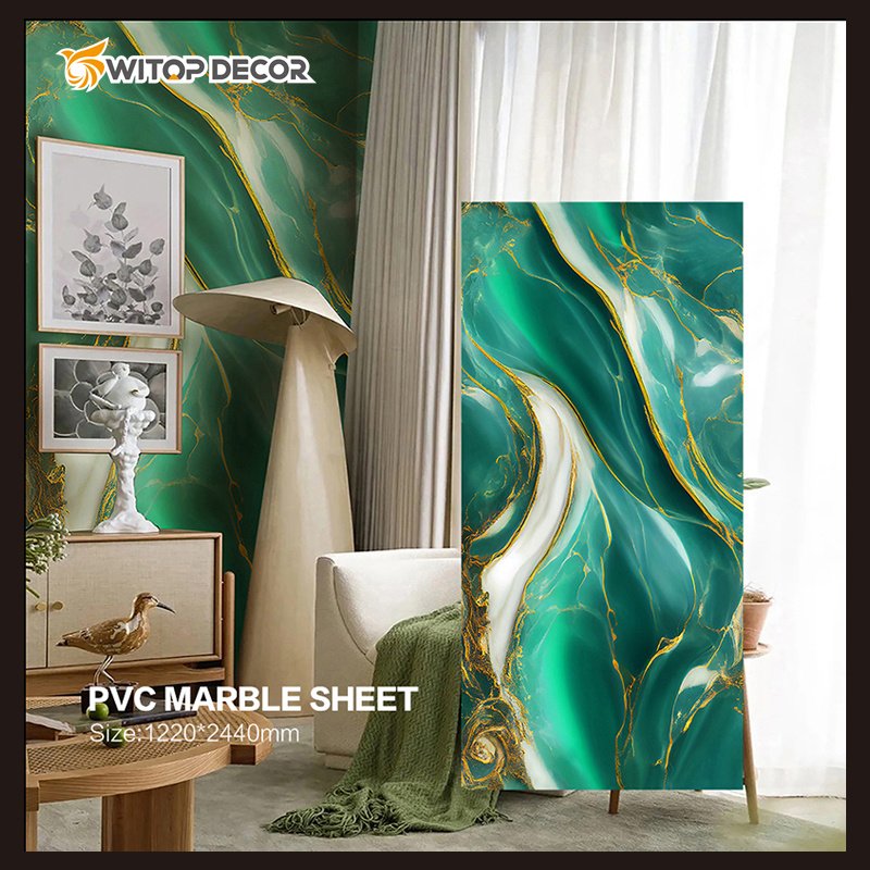 Best selling UV marble Sheet pvc laminated sheet high glossy alternative board indoor decorative for indoor wall decoration