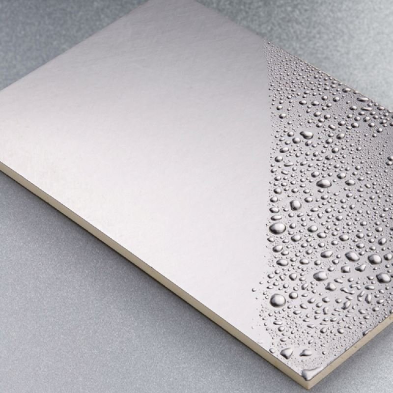 bamboo fiber wallboard Metal Carbon Crystal Board Large Size Background Wall Co-extrusion WPC Solid Wallboard