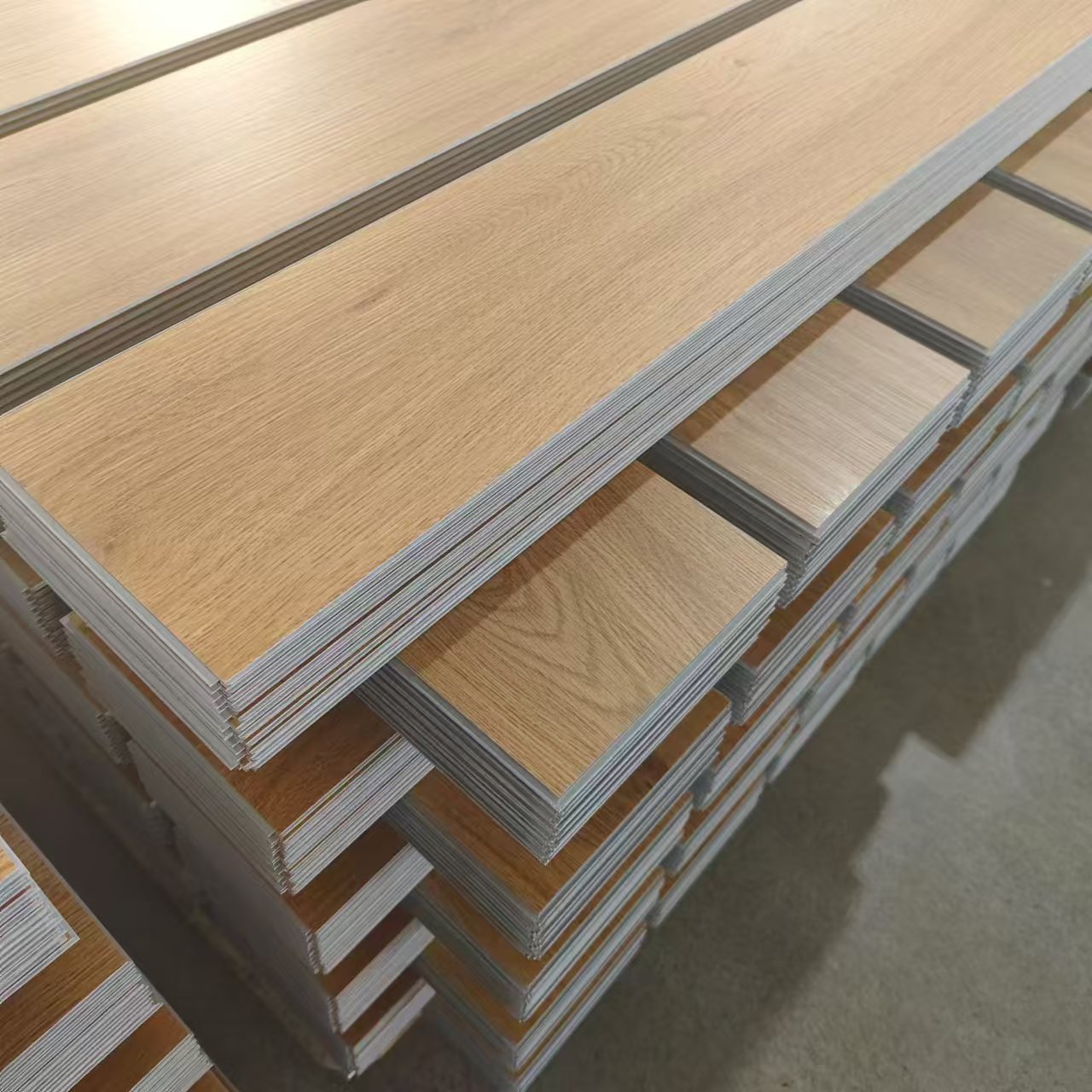 Luxury PVC Vinyl Interlocking Floor Board Anti-Slip Grain Surface Easy DIY Installation Residential Hotel Use Available Various