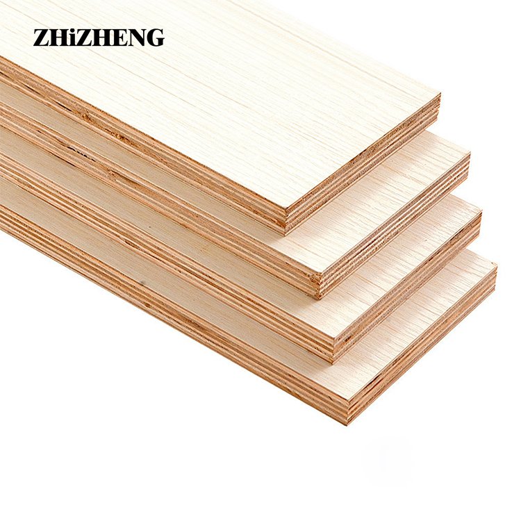 High Grade Gloss Matte White 1220mm*2440mm Veneer Melamine Faced Laminated Plywood for Furniture and Cabinets