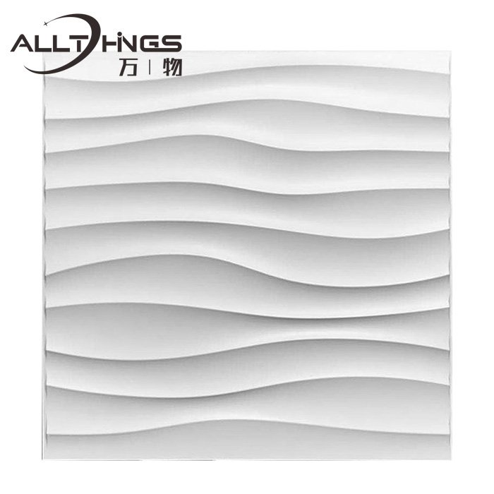 100% pvc indoor living room decoration modern designs white color waterproof and fouling resistant virgin material wall board