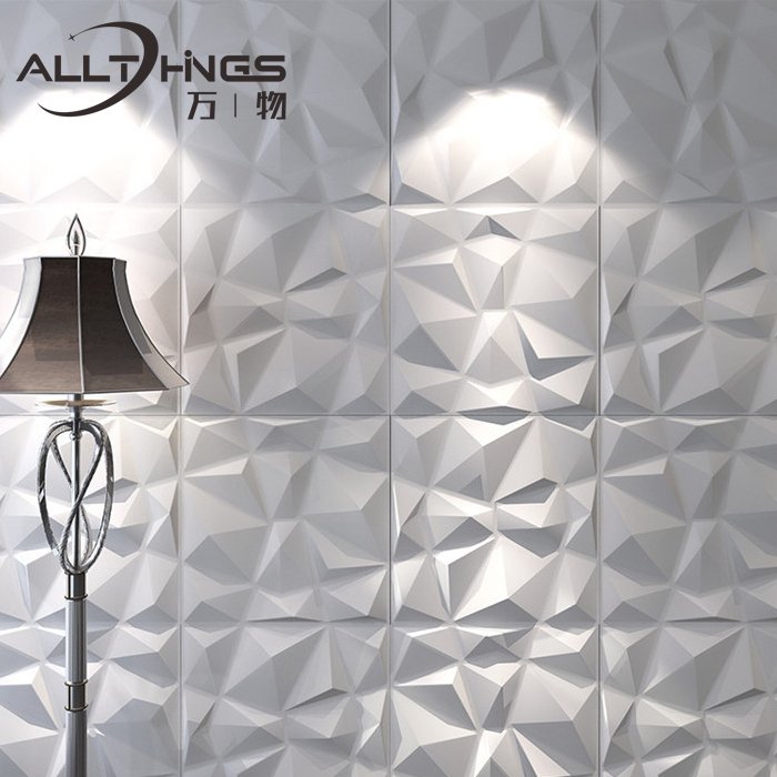100% pvc indoor living room decoration modern designs white color waterproof and fouling resistant virgin material wall board