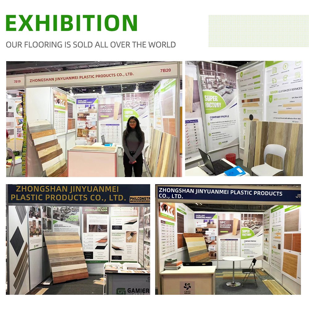 Indonesia hot selling 100% waterproof fireproof self-adhesive LVT plastic floor PVC floor tile dry back vinyl floor board