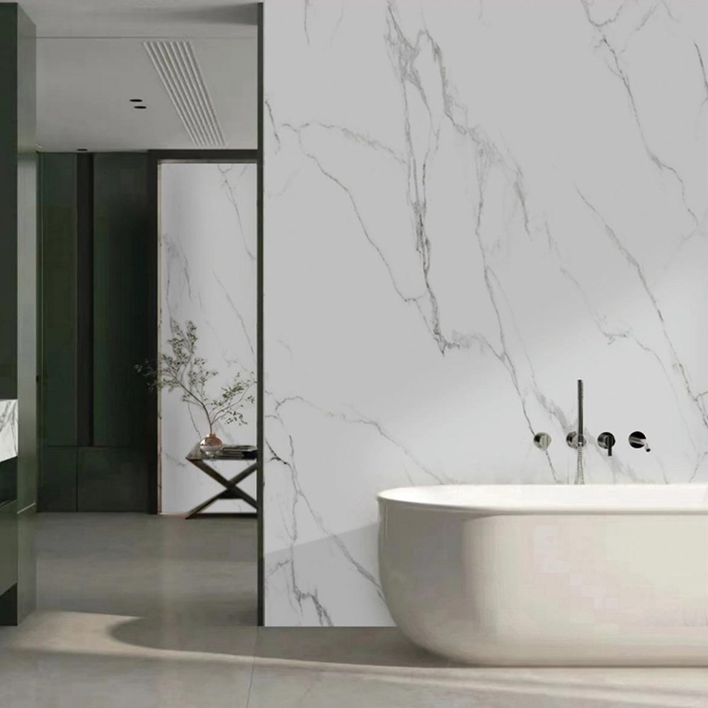 Kasaro Competitive Price Indoor Decorative Board Plastic Pvc Wall Panels Uv Marble Plastic Sheet For Bathroom