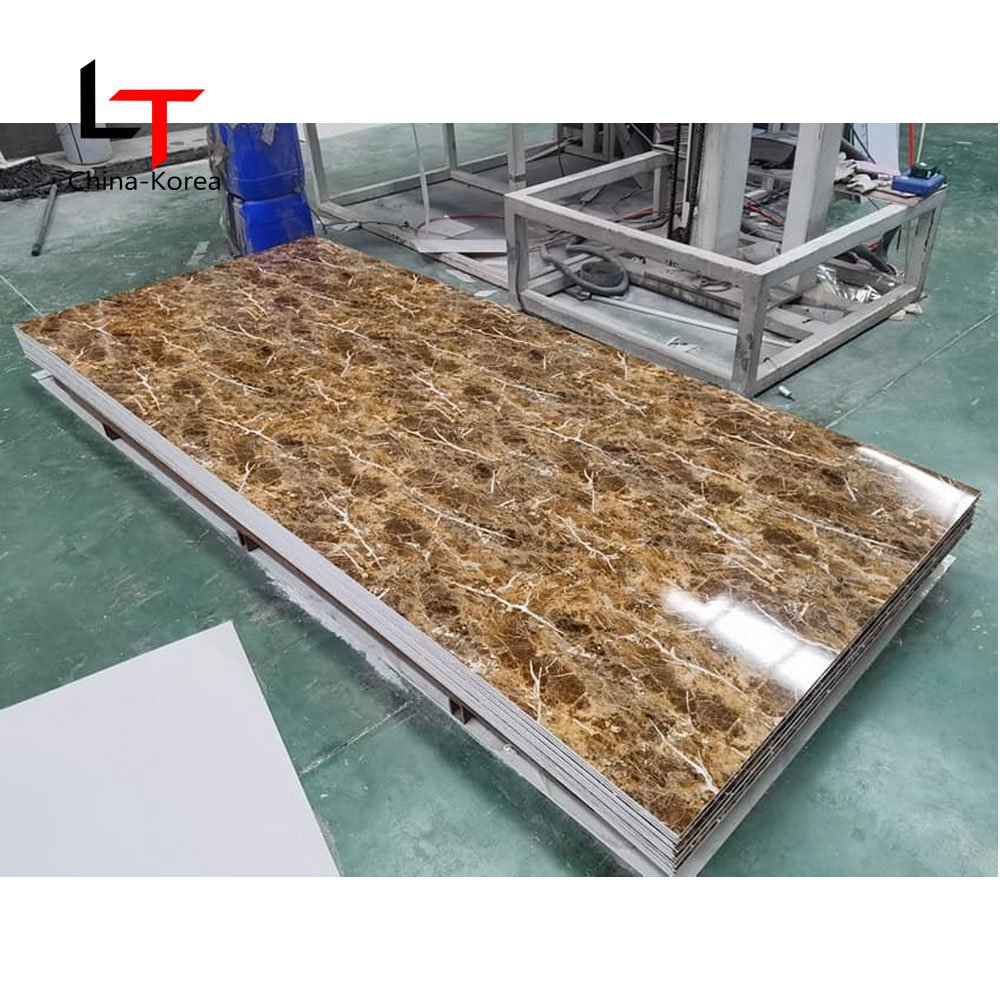 LT New Design 3D UV Wall Panel High Glossy Alternative Wall Decor Carbon Slate Wall Board For Home Decoration