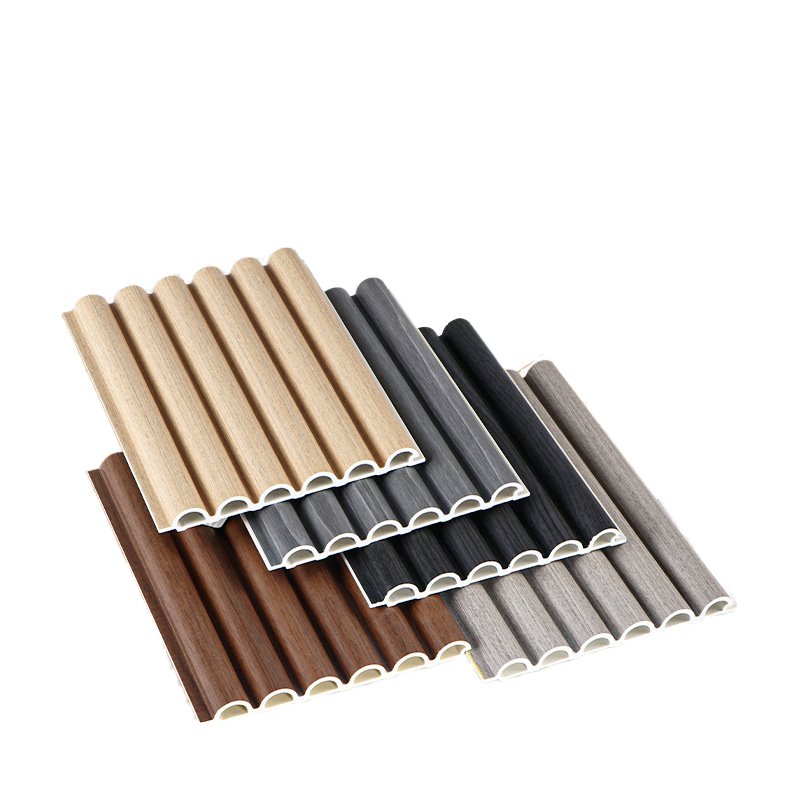 Modern PVC Decorative Wall Panel Moisture-Proof Interior Wood Composite Cladding WPC