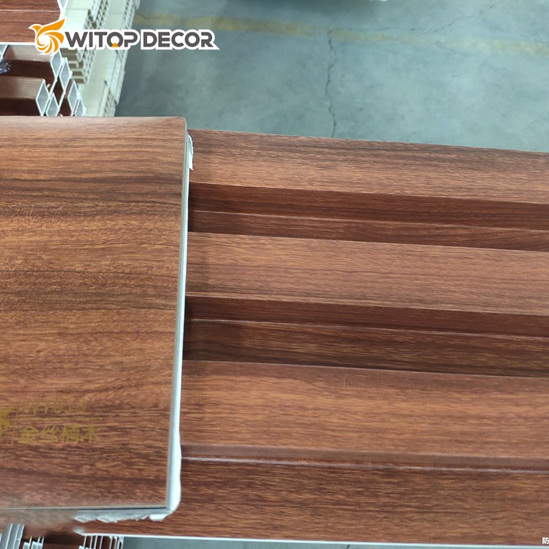 New grooved wood plastic bamboo fibre background decorative wood interior building fluted 3D wpc pvc wall panel Other Boards