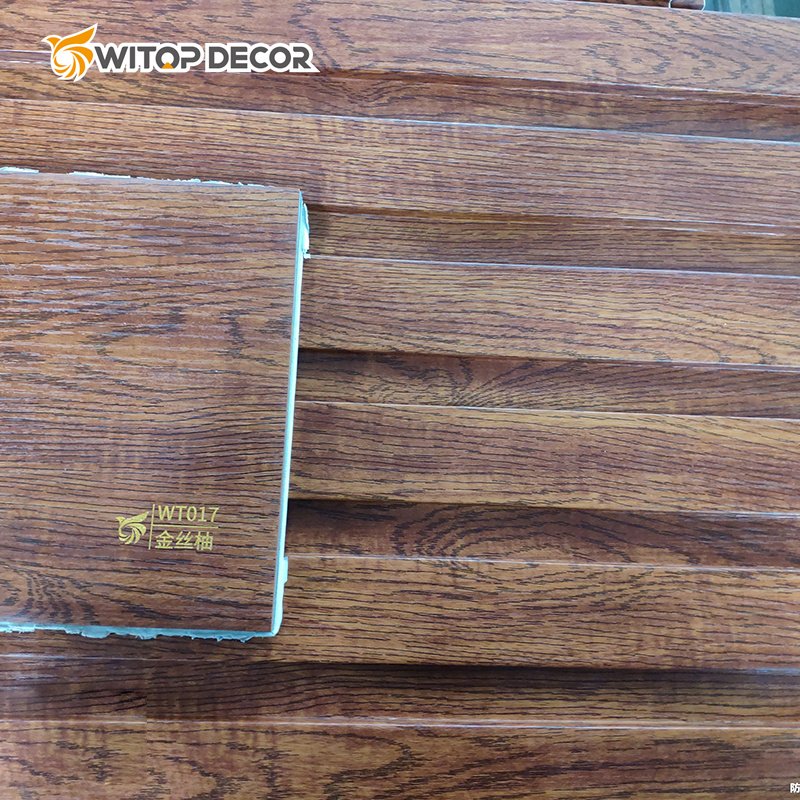 New grooved wood plastic bamboo fibre background decorative wood interior building fluted 3D wpc pvc wall panel Other Boards
