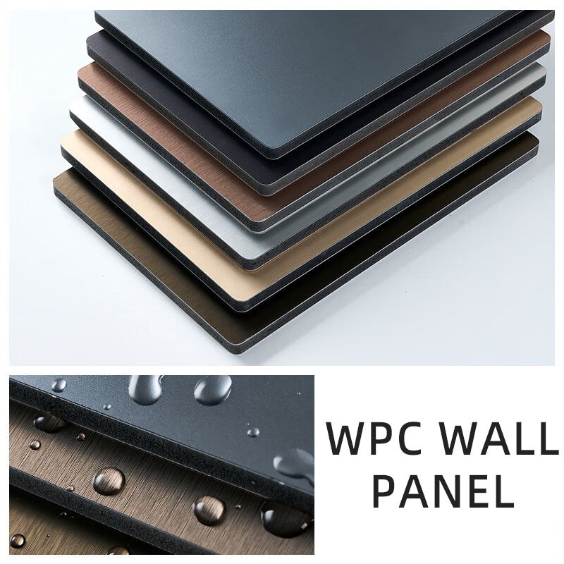 Wooden Panels Wall Decor Interior WPC Bamboo Charcoal Board High Gloss Pet Series Indoor Wpc Wall Panel Interior Decoration