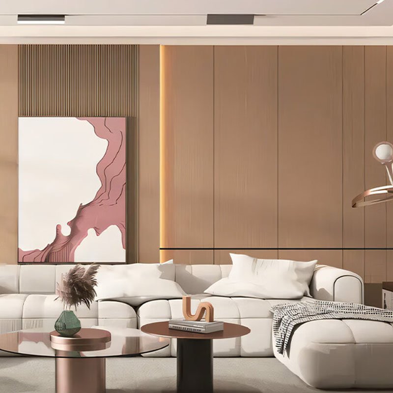 Wooden Panels Wall Decor Interior WPC Bamboo Charcoal Board High Gloss Pet Series Indoor Wpc Wall Panel Interior Decoration